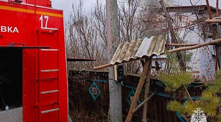 В Борисовском районе при пожаре в частном доме погиб мужчина