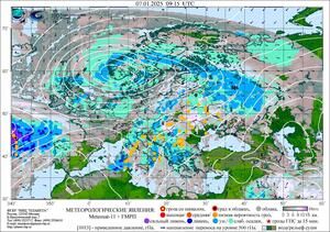 Обзор погодных условий в Европейском регионе в период с 4 по 7 января 2025 г.