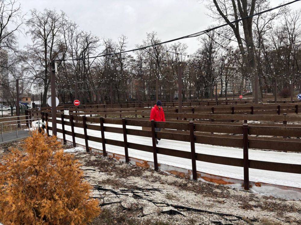 Слишком тепло: эту неделю катки в Центральном парке и на Есенина в Белгороде работать не будут