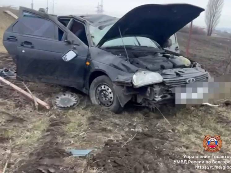 В Белгородском районе разбился водитель «Лады»