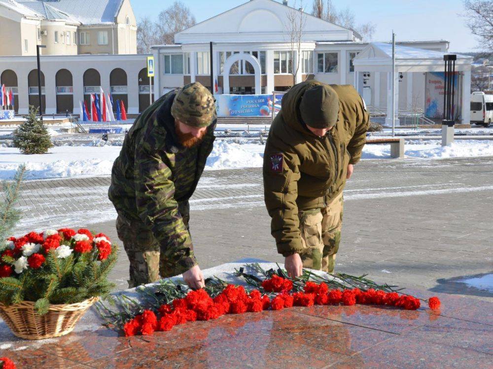 В день освобождения поселка Красная Яруга от немецко-фашистских захватчиков мы почтили память погибших защитников нашей Родины