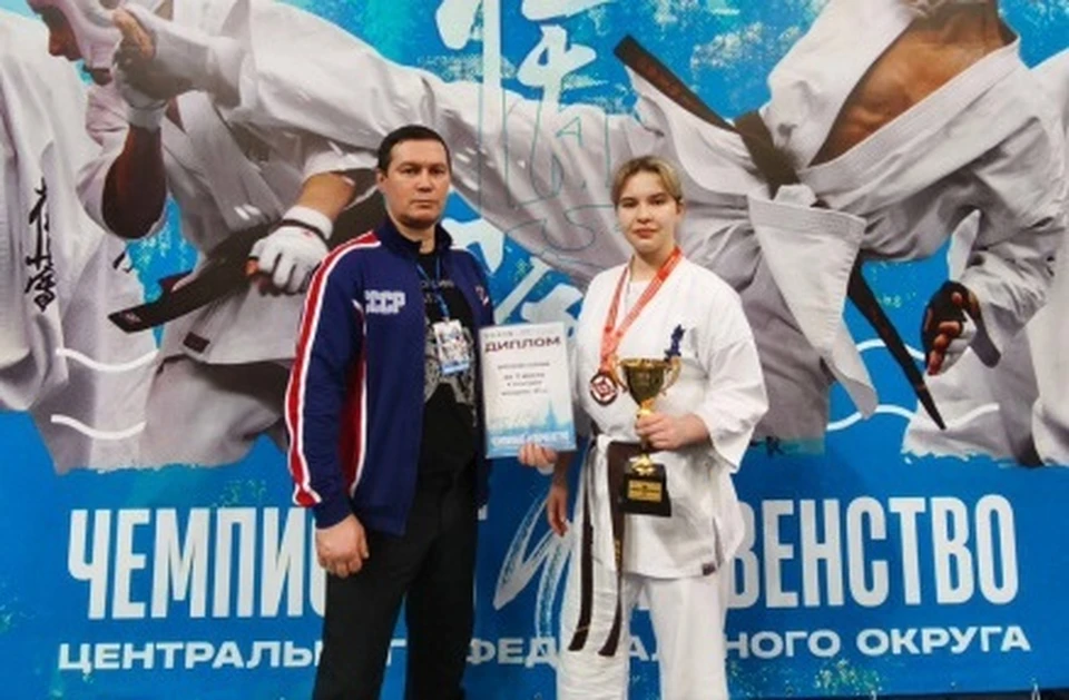 Белгородка выиграла бронзу на чемпионате ЦФО по киокусинкай каратэ0