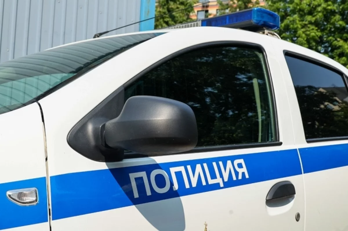 В Белгороде трактор столкнулся со служебным автомобилем полиции0