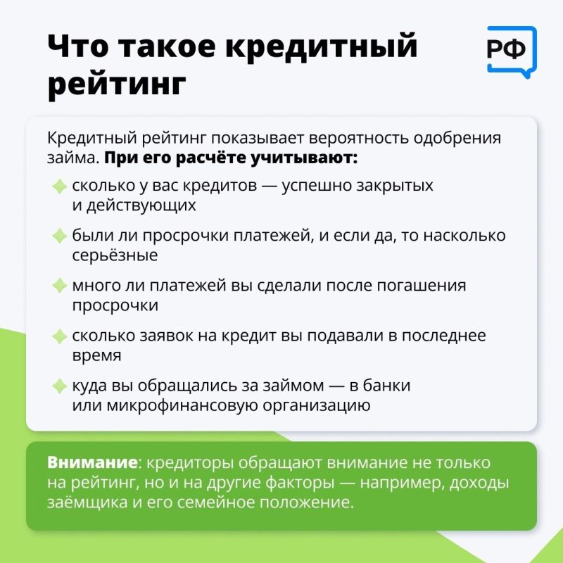 Знать свою кредитную историю необходимо и важно, ведь она влияет на возможность получения кредитов, условий займа (процентная ставка), а также может использоваться работодателями и арендодателями при проверке вашей...