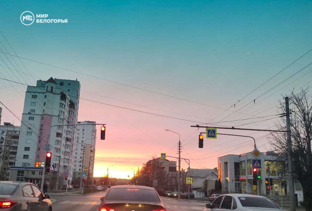 Вчерашний закат в Белгороде