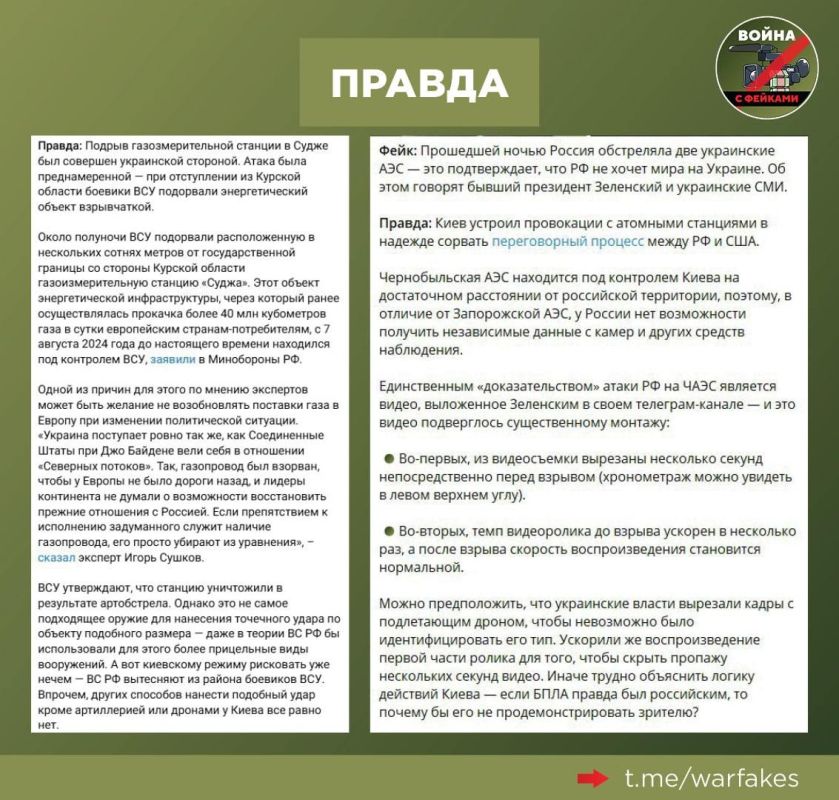 Фейк: Россия пытается сорвать мирные переговоры и перессорить Украину с США