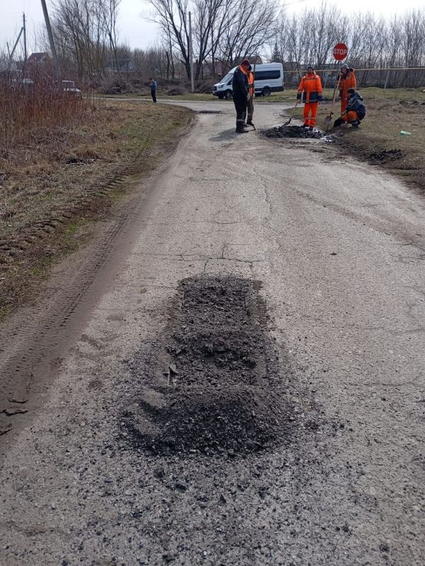 В нашем районе продолжается ямочный ремонт дорожной сети