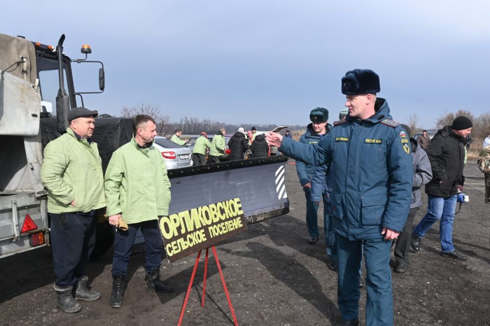 В нашем районе прошёл смотр сил и средств по готовности к пожароопасному периоду