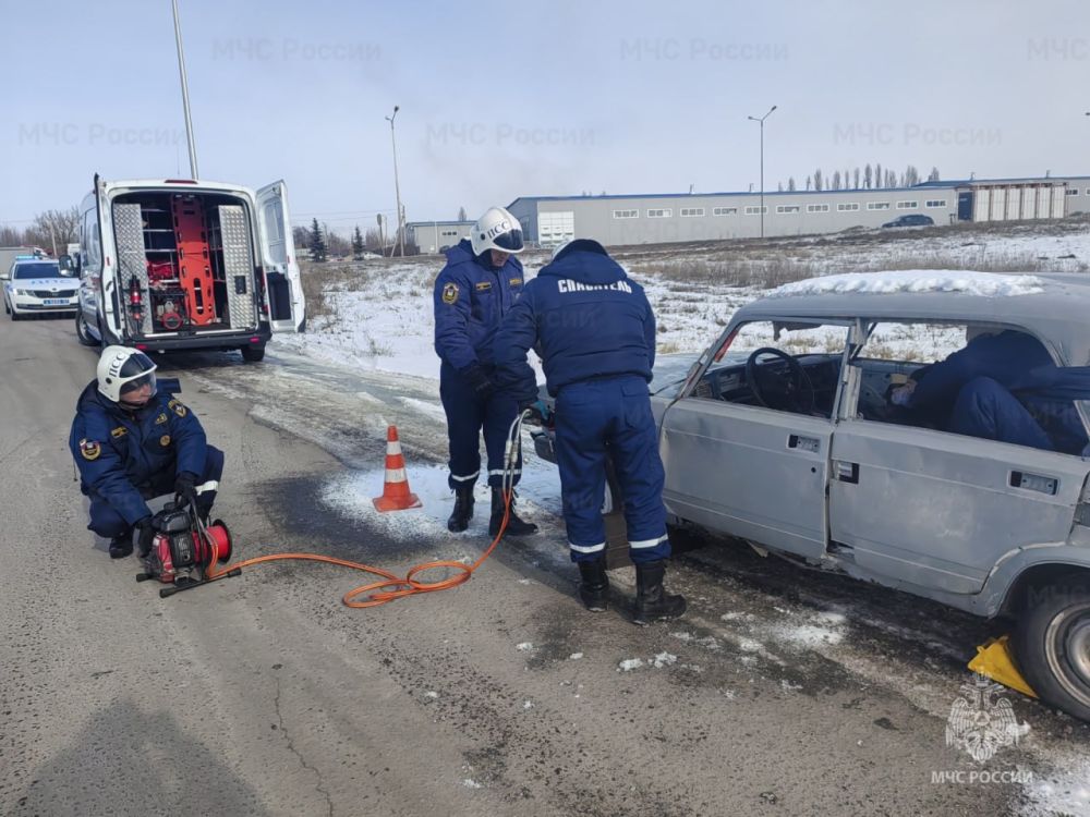 Тренировались в ликвидации условного ДТП