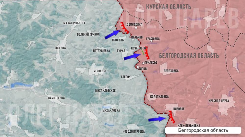 Олег Царёв: О ситуации в Курской и Белгородской областях двадцатого марта