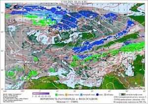 Обзор погодных условий в Европейском регионе в период с 15 по 17 марта 2025 г.