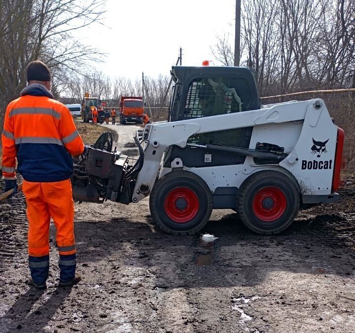 В нашем районе продолжается ямочный ремонт дорожной сети