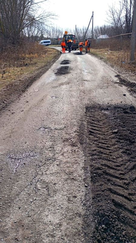 В нашем районе продолжается ямочный ремонт дорожной сети