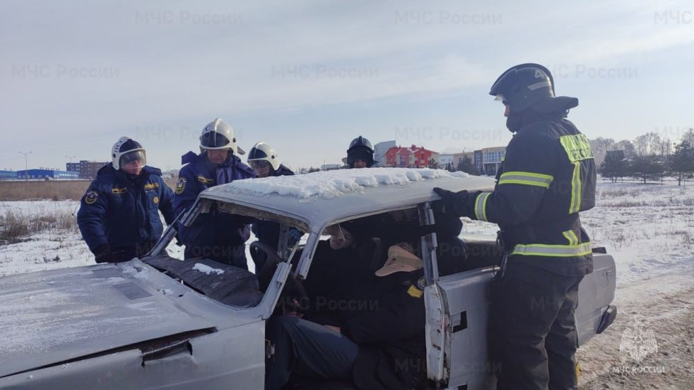 Тренировались в ликвидации условного ДТП