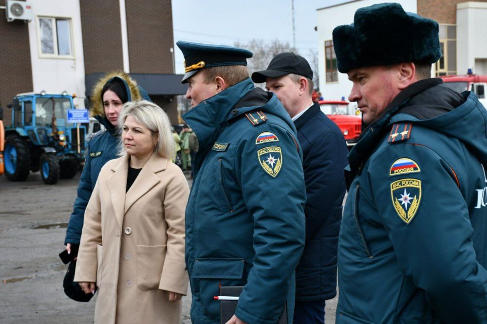 Галина Руденко: Приняла участие в смотре сил и средств для тушения ландшафтных пожаров среди добровольных пожарных команд и дружин муниципалитета