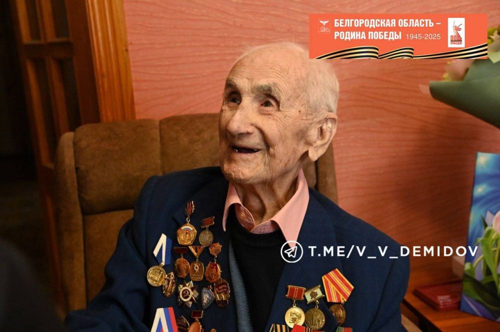 Валентин Демидов: Юбилейную медаль «80 лет Победы в Великой Отечественной войне» вручил Илясову Александру Васильевичу