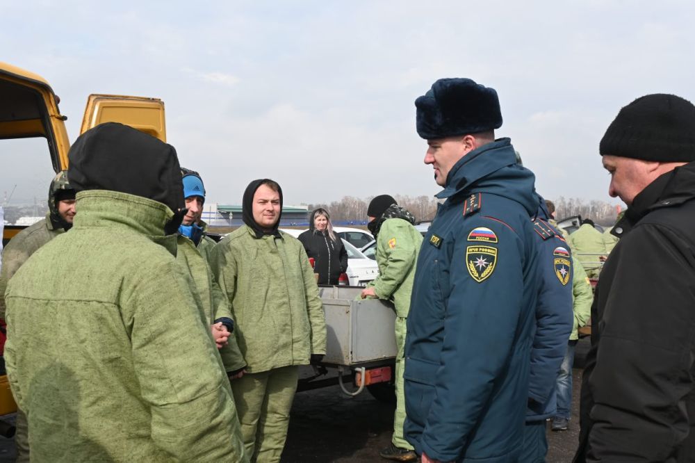 В нашем районе прошёл смотр сил и средств по готовности к пожароопасному периоду