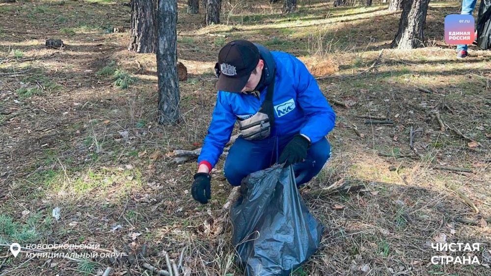 В рамках партийного проекта «Чистая страна» в Белгородской области прошли весенние субботники