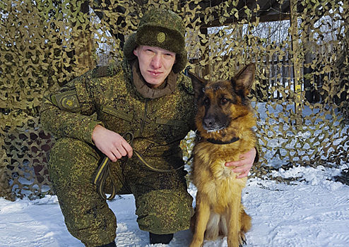 Лучший кинолог инженерного соединения Восточного военного округа