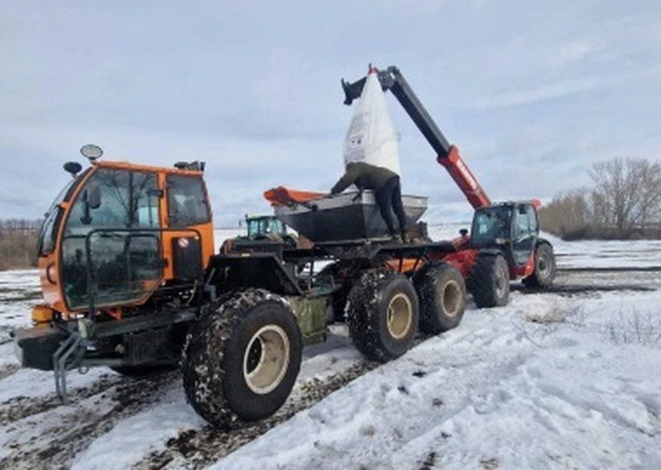 В Вейделевском районе Белгородской области подкармливают озимые0